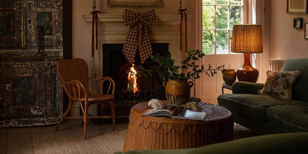Adeline Table in a festive setting