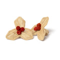 Christmas Holly Napkin Rings (Set of 4)