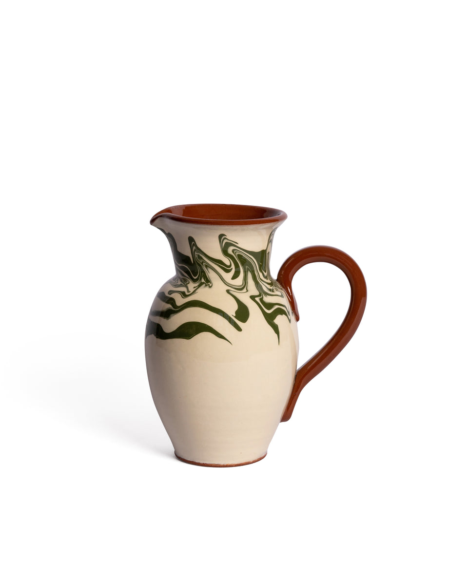Marbre Marbled Ceramic Jug | Sharland England by Louise Roe