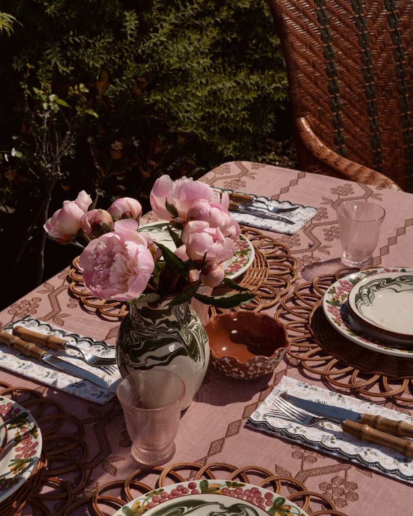 Terracotta and cream