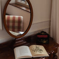 Hand-painted floral Victorian letter holder
