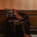Meandros cashmere-blend blanket