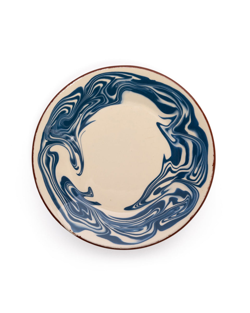 Marbre Marbled Dinner Plate | Sharland England by Louise Roe