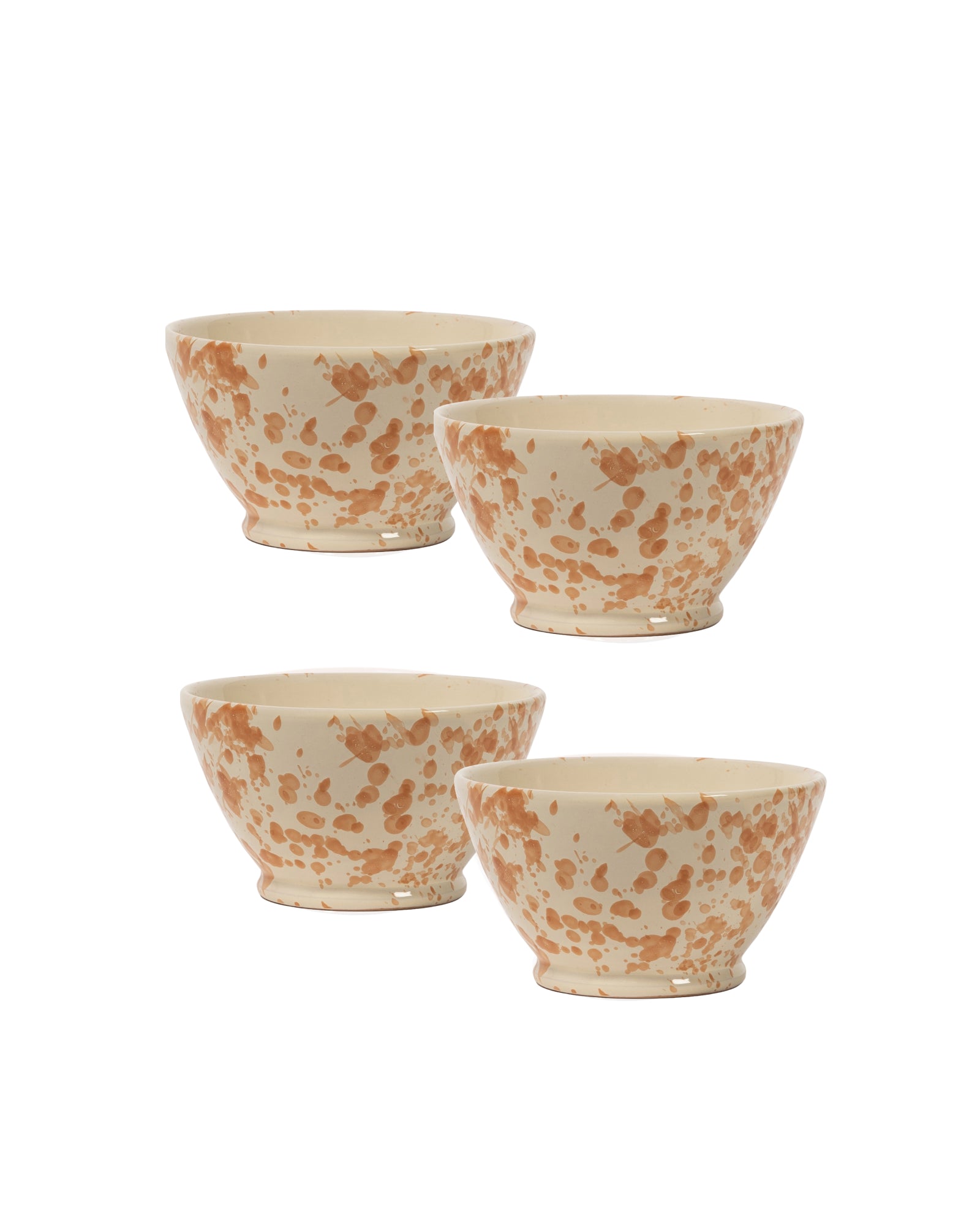 Splatter Small Bowl (Set of 4) - Yellow