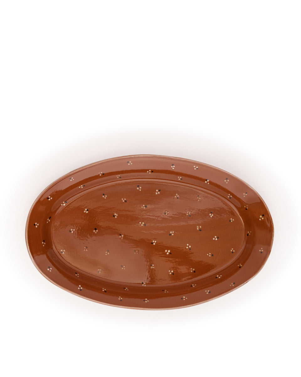 Dotty Serving Platter | Sharland England by Louise Roe