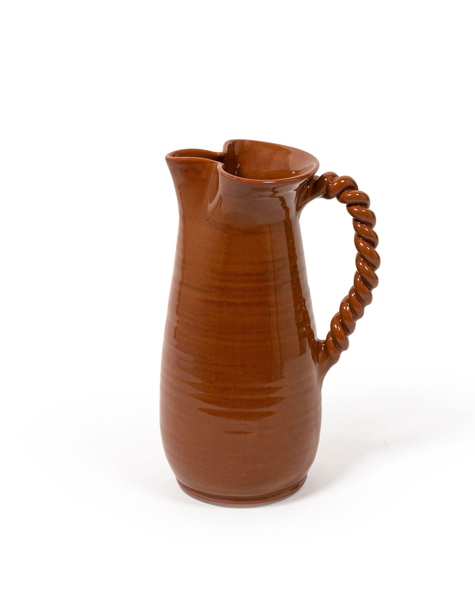 Ceramic Terracotta Glaze Louise Jug | Sharland England