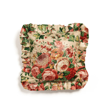 Middlesex frilled throw cushion cover